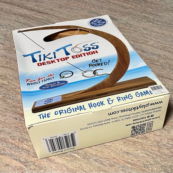 NWT Tiki Toss Desktop Edition The original hook & ring game - Picture 7 of 12